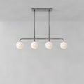 Sculptural 4-Light Globe Pendant - Milk