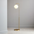 Sculptural Glass Faceted Floor Lamp (147 cm)