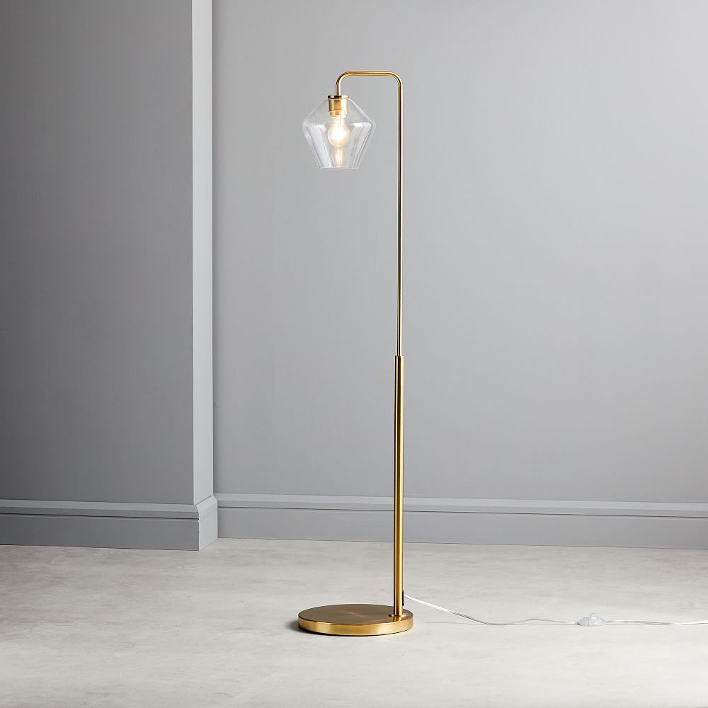 Sculptural Glass Geo Floor Lamp (147 cm)