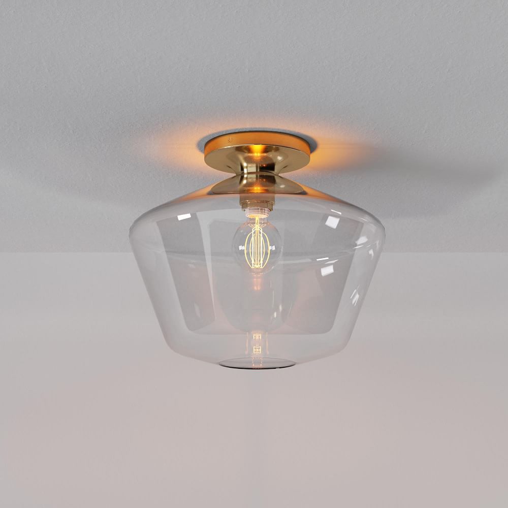 Sculptural Glass Geo Flushmount (15 cm - 36 cm)