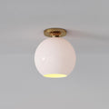 Sculptural Glass Globe Flushmount (20 cm - 25 cm)