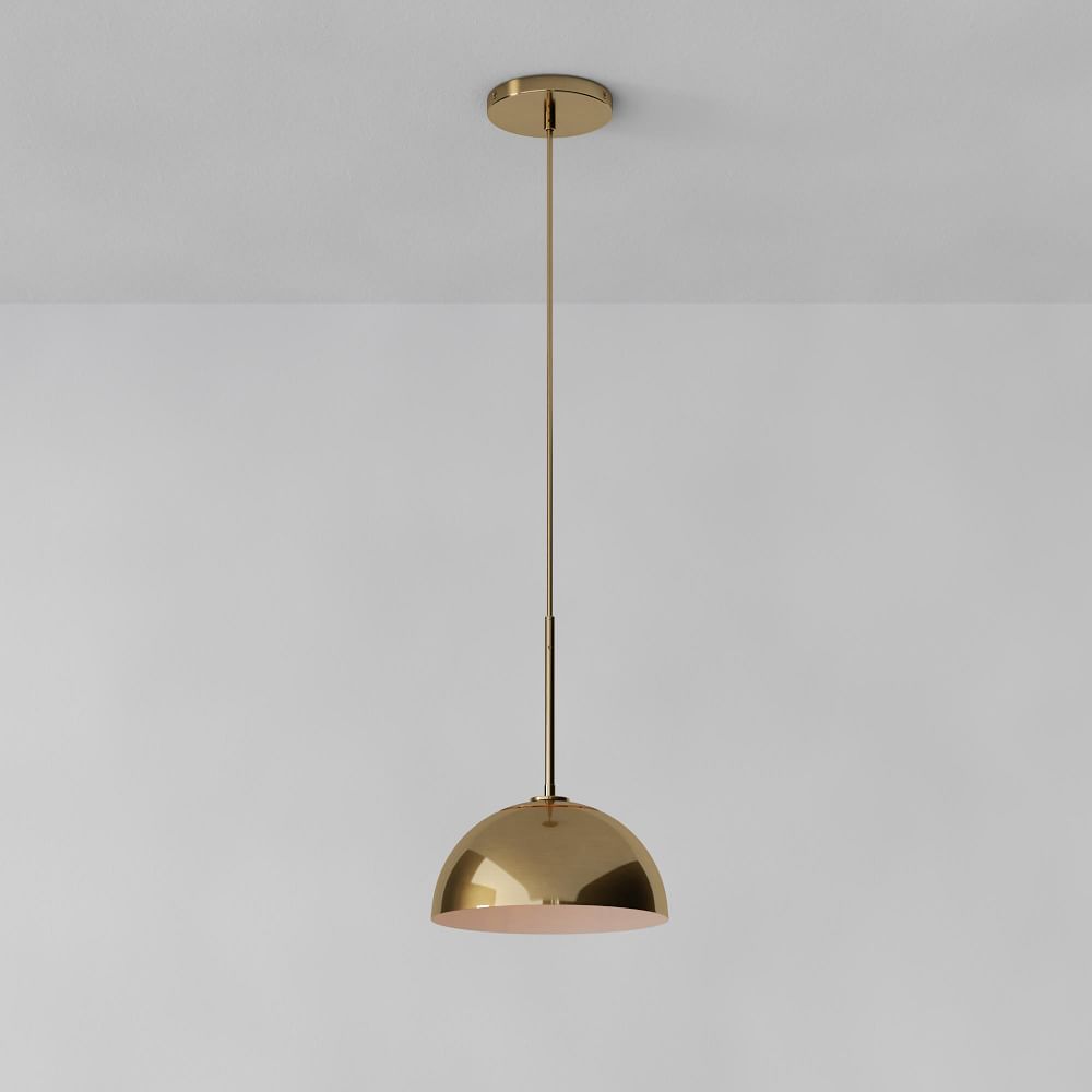 Sculptural Metal Pendant