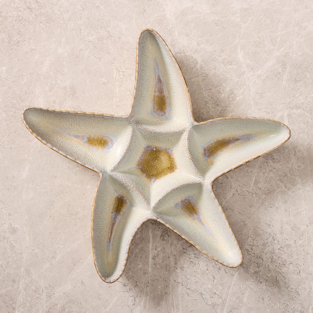 Starfish Stoneware Chip & Dip