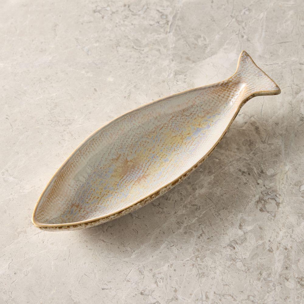 Fish Stoneware Dip Bowl