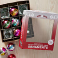 Shiny-Brite™ Coloured Glass Ball Baubles (Set of 9)