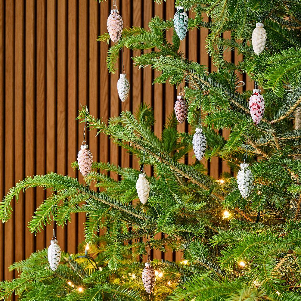Shiny-Brite™ Pinecone Baubles (Set of 12)