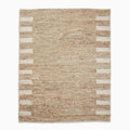 Side Stripe Jute Rug