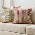 Silk Scandi Diamond Cushion Cover