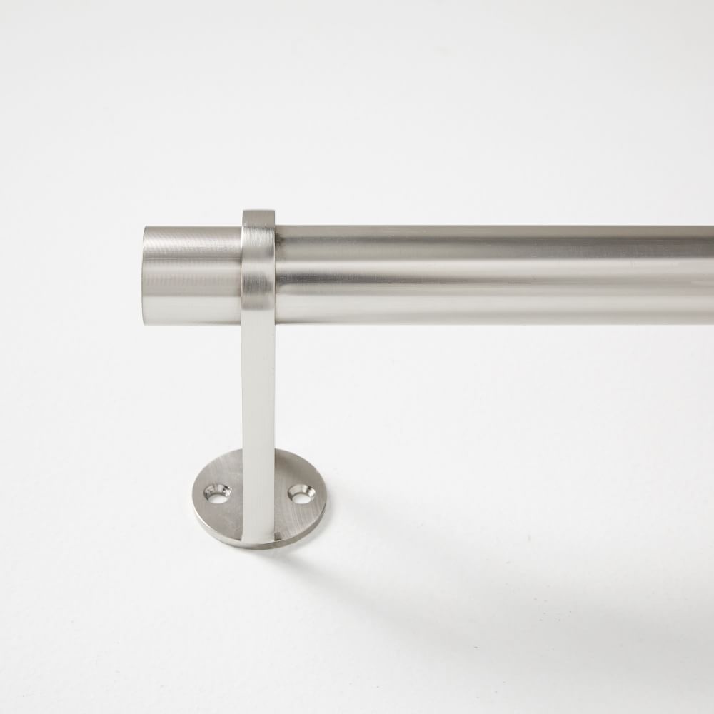 Simple Metal Rod - Brushed Nickel