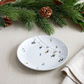 Ski Slope Salad Plate