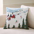 Ski Village Cushion Cover
