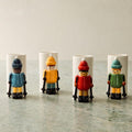 Skier Figural Shot Glass Sets