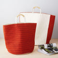 Soft Corded Two-Toned Baskets