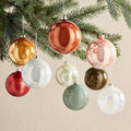 Soft Multi Glass Ball Baubles (Set of 9)