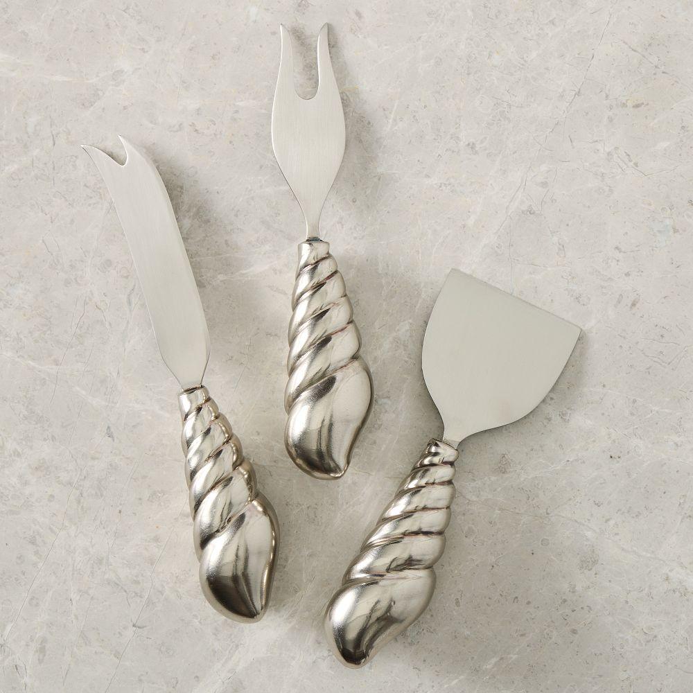 Solei Metal Cheese Knives (Set of 3)