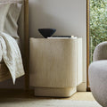 Solstice Painted Raffia Bedside Table (51 cm)