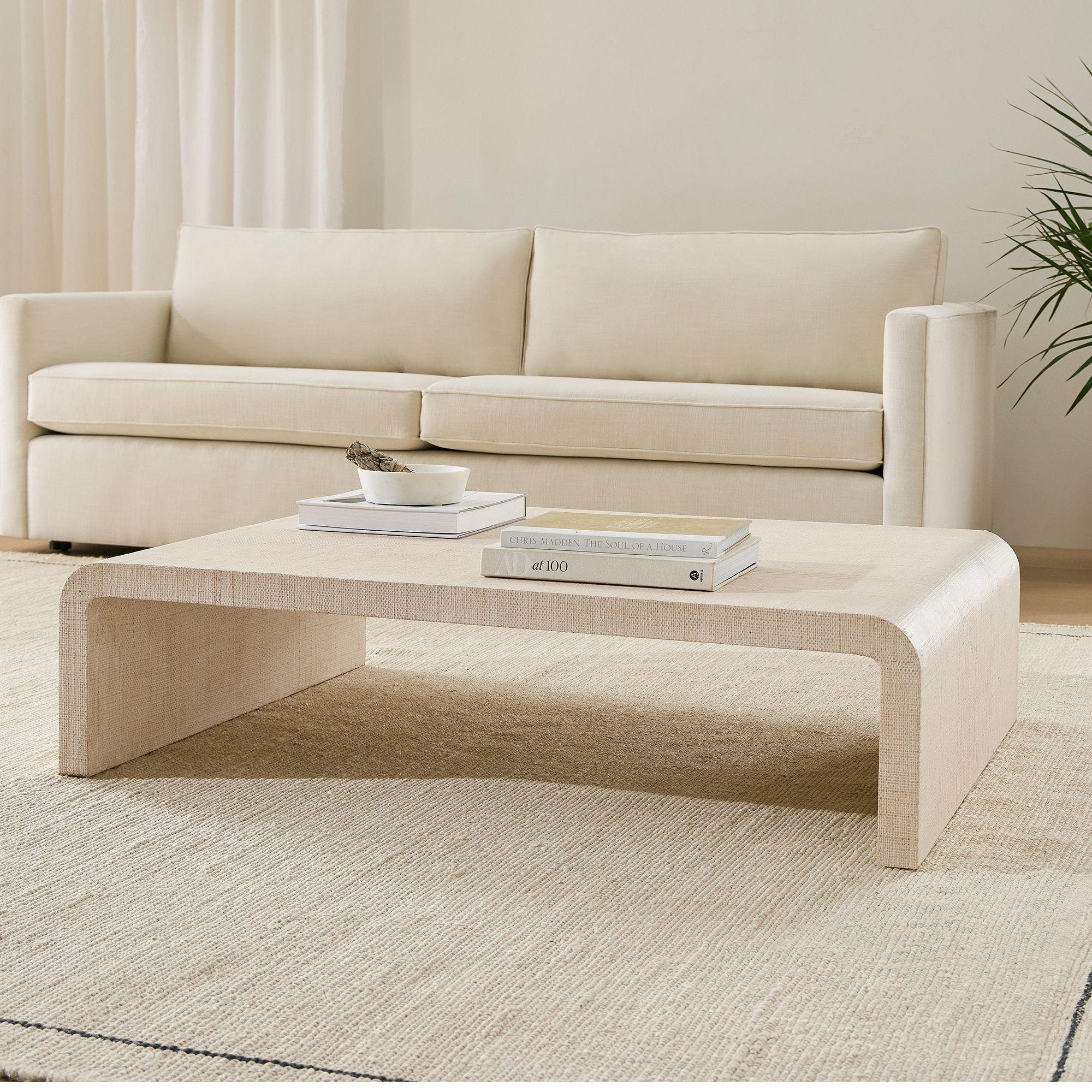 Solstice Painted Raffia Coffee Table (127 cm)