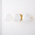 Sphere & Stem 3-Light Sconce