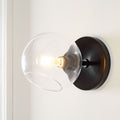 Staggered Glass 1-Light Sconce - Clear
