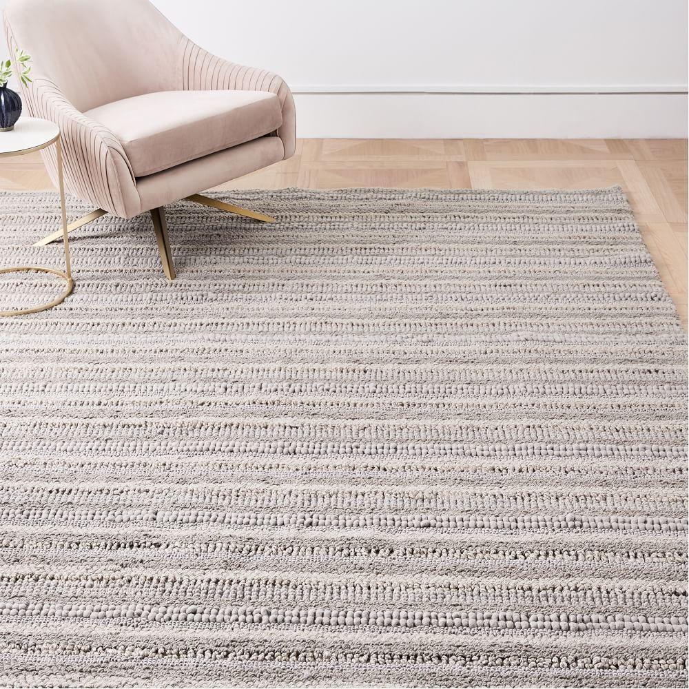 Stitched Mix Sweater Rug - Platinum