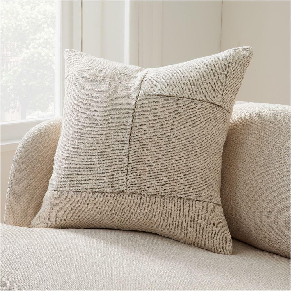 Stonewash Linen Cotton Patchwork Cushion Cover