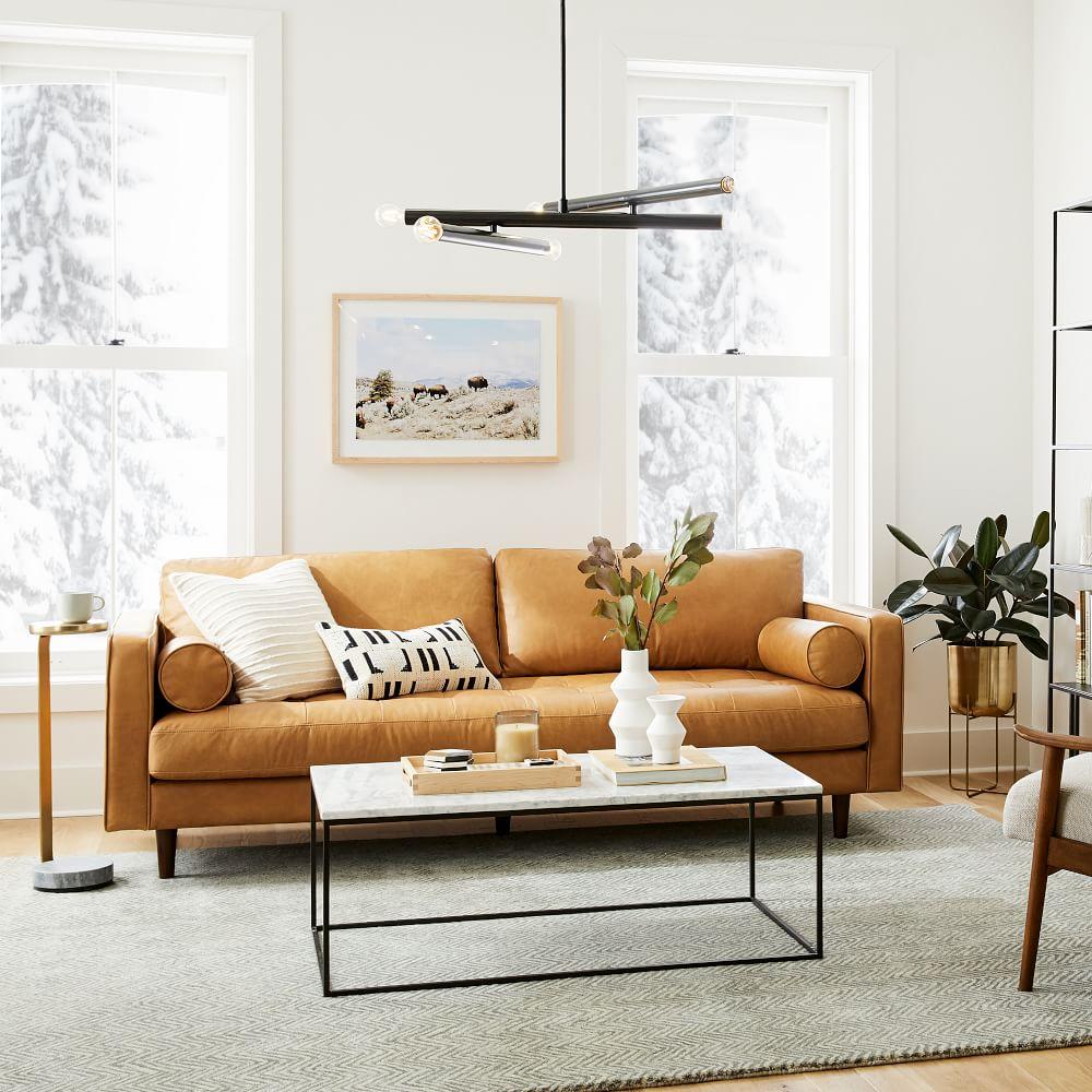 Streamline Marble Rectangle Coffee Table (112 cm x 61 cm)