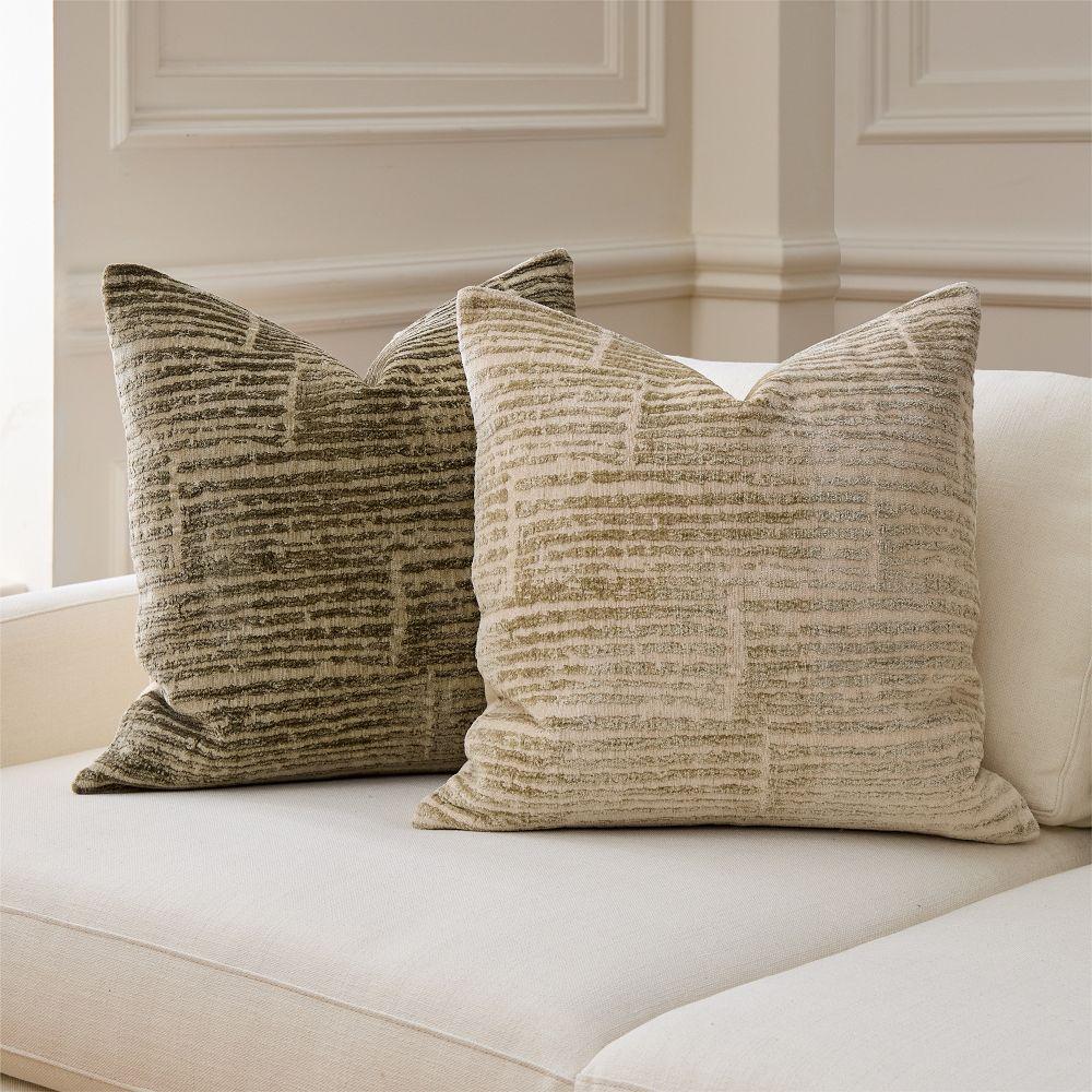 Striated Chenille Cushion Cover