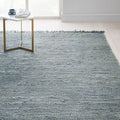 Sun Faded Jute Rug - Icy Teal