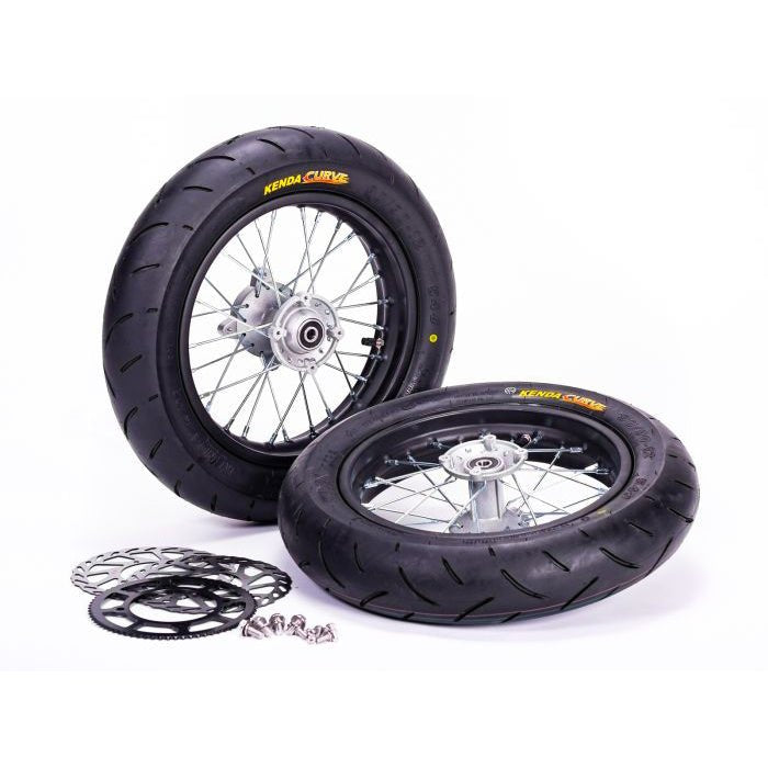 10″ Kenda Curve Supermoto Wheel & Tyre Set for Ebox