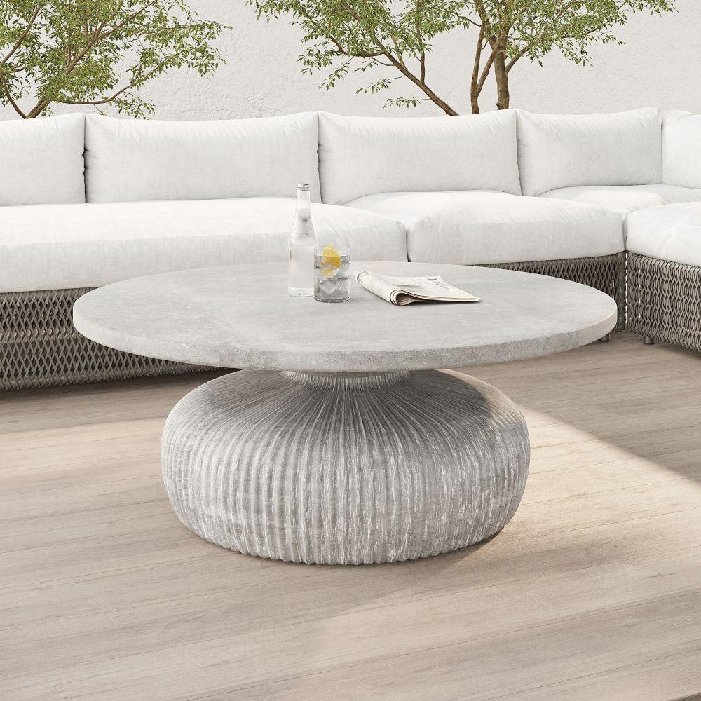 Tambor Indoor/Outdoor Round Coffee Table (76 cm)