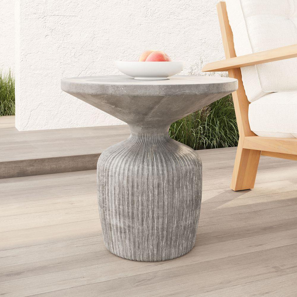 Tambor Outdoor Round Side Table (53 cm)