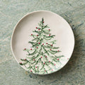 Tannenbaum Holly Stoneware Dinner Plate