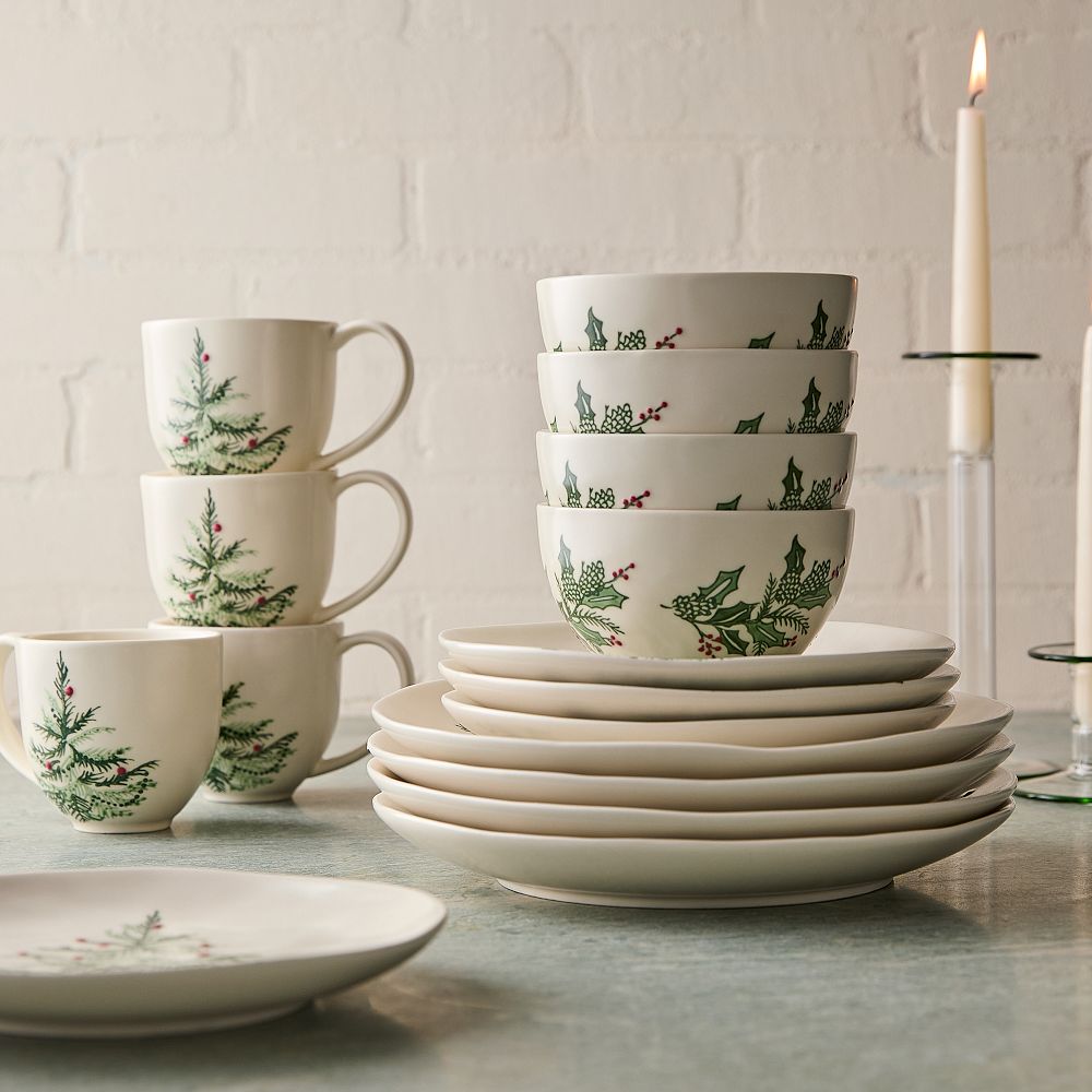 Tannenbaum Stoneware Dinnerware Collection