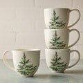 Tannenbaum Holly Stoneware Mugs