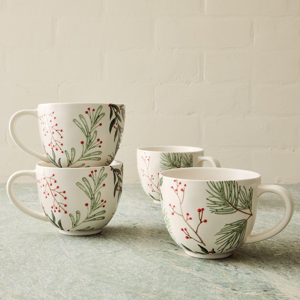 Tannenbaum Winter Berries Stoneware Oversized Mug