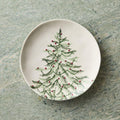Tannenbaum Holly Stoneware Salad Plates