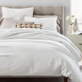 TENCEL™ & Cotton Matelasse Duvet Cover & Pillowcases