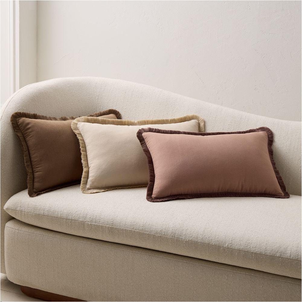 TENCEL™ Linen Fringe Cushion Cover