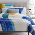 TENCEL™ Sweeping Brushstrokes Duvet Cover & Pillowcases - Multi
