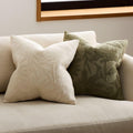 Textural Floral Cushion Cover