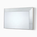 Textured Cut Glass Wall Mirror