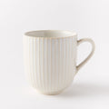Textured Mugs - White (Lines)