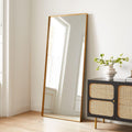 Thin Metal Floor Mirror