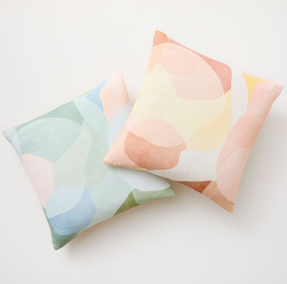 Transparent Shapes Cushion Cover