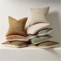 Two Tone Chunky Linen Cushion Cover
