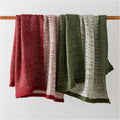 Two Tone Slub Throw