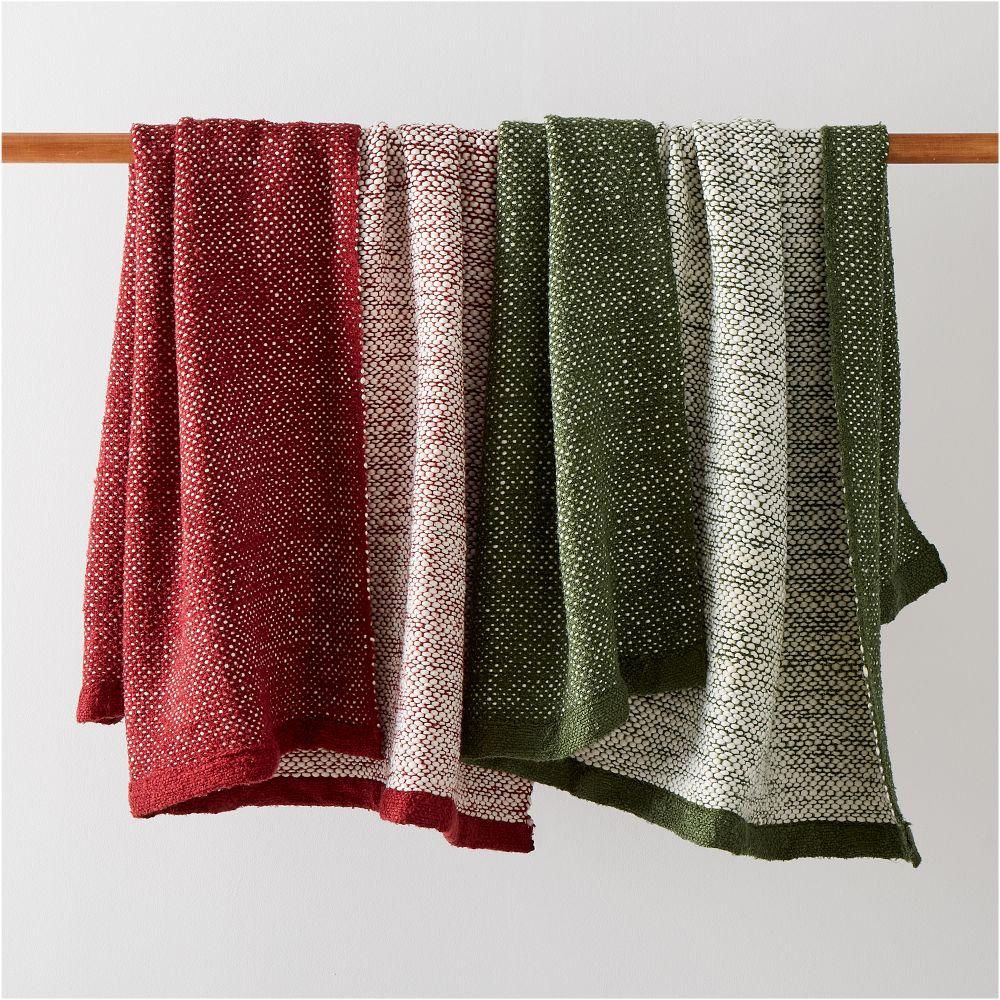 Two Tone Slub Throw