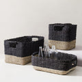Two-Tone Woven Baskets