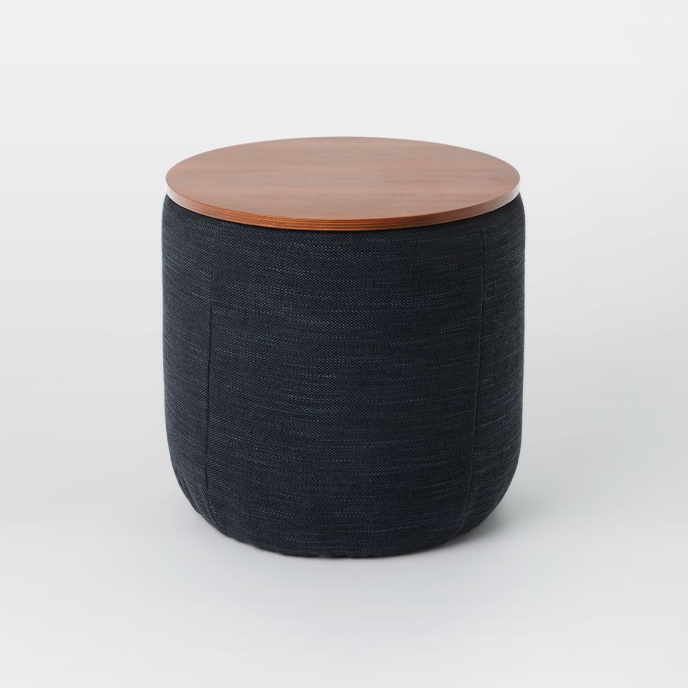 Upholstered Storage Base Footstool - Small