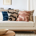 Velvet Brushstroke Cushion Cover